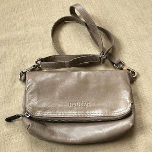 Rudsak Lola Leather Clutch/Crossbody/Sling Bag Purse